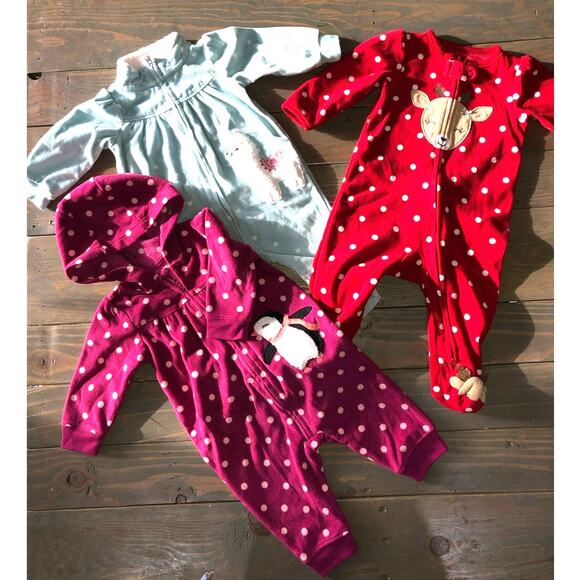 Carter's 15 piece Child of Mine baby girls outfit lot size 3-6 months - Picture 2 of 6